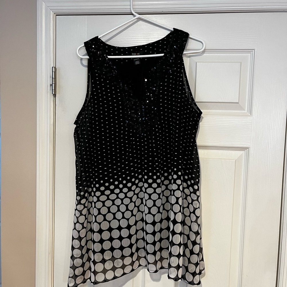 Style & Co sleeveless top